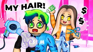 Giving Makeovers in Roblox Hair Salon! screenshot 3