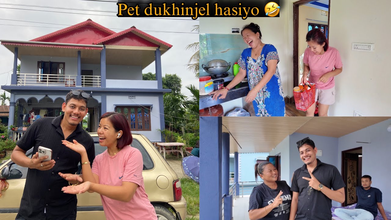 GAULEE WITH GOLDIE IN MY HOUSE😍 KAAM GARDA GARDA THAKIYO HAU, MOMMY SANGA DEAD🤣💀FAMILY VLOG❤️