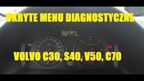 Ukryte menu DTC | Jak sprawdzić błędy DTC w Volvo C30, S40, V50 | Naprawa #13 MotoNacja