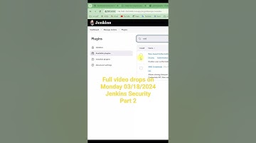 How to Install Role Based Authorization in Jenkins. #python  #coding #docker #jenkins #tutorial