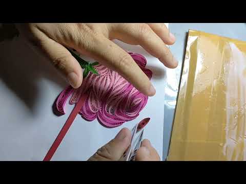 Video: Kỹ thuật quilling - tranh giấy