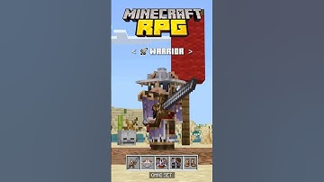 Meet the WARRIOR class! ⚔️ #minecraft #rpg