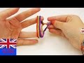 Rainbow Wristband Friendship Bracelet – How to make a colourful gift for your friends – For all ages