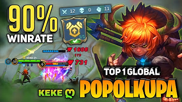 Gold Lane Popol and Kupa Best Build 2022 [ Top 1 Global Popol And Kupa Gameplay ] By ᴋᴇᴋᴇ ღ - MLBB