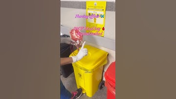 Biomedical waste management✅,,,,blood bag #aiims #biomedicalwaste #medical #norcet #viral #trending