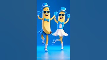 CHICKEN BANANA DANCE 🍌 | Funny Banana Chicken Dance | #Shorts #ChickenDance #BananaDance