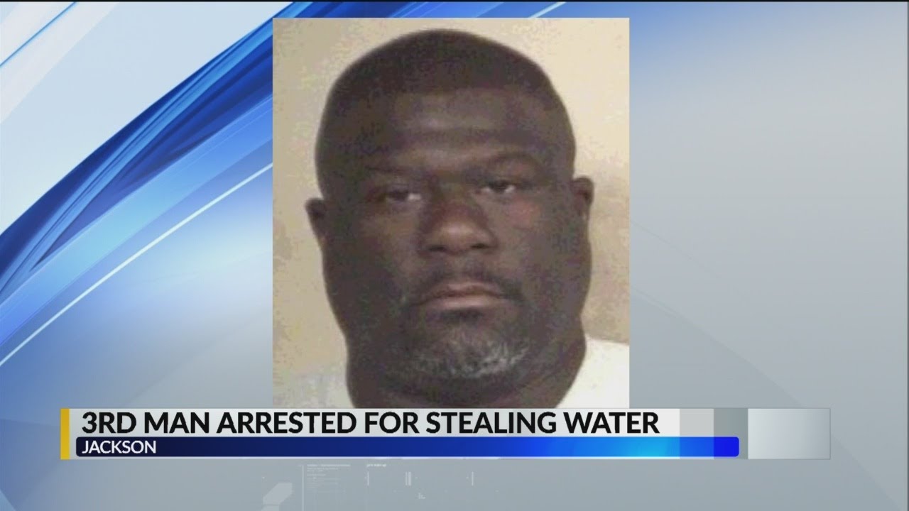 Third man arrested for stealing water - YouTube