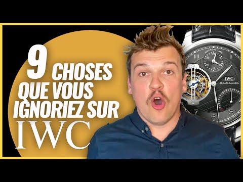 Vidéo: Qui porte des montres iwc ?