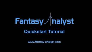 Fantasy Analyst - Quick Start Tutorial screenshot 4