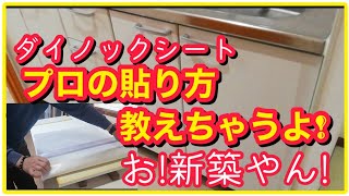 流し扉にダイノックシートを貼る完全攻略下処理から貼り方までプロが詳しく解説します✴簡単DIY