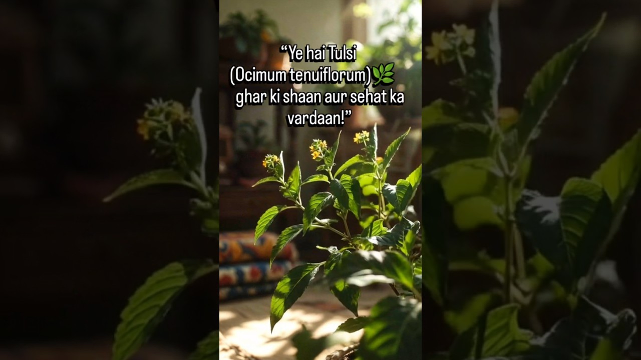 “Tulsi 🌿 – Nature’s Medicine” 