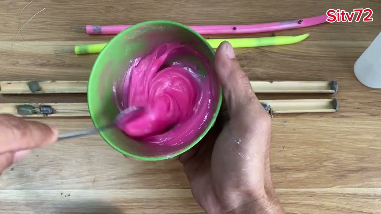 Cách làm mồi giun lure cá nhồng