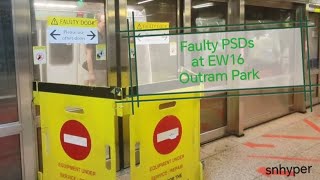 Faulty Psds C151 Set 019020 Departing Ew16 Outram Park Westbound