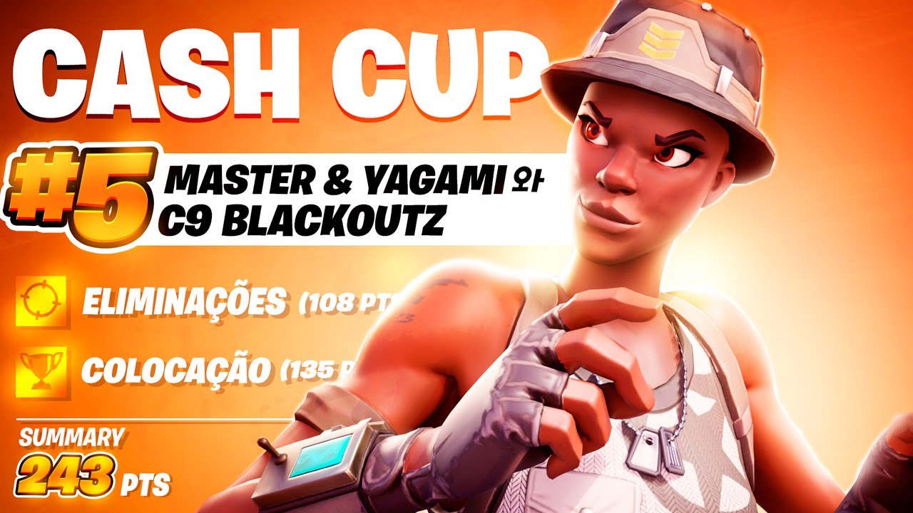 COMO PEGUEI TOP 5 na CASH CUP TRIO! (ft. C9 blackoutz & yagami)