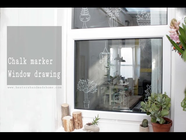 How to Draw and Write on Windows With Liquid Chalk Markers - FeltMagnet