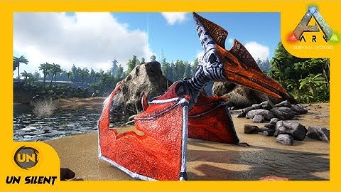 Base location and Taming a high level pteranodon/ARK/The island series EP2