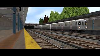 OpenBve: Southbound R46 Post-GOH (W) Train To Gravesend–86th Street At New Utrecht Avenue.