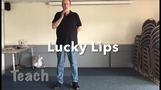 ABSOLUTE BEGINNER LINE DANCE LESSON 37 - Lucky Lips - Part 1 - Full Teach