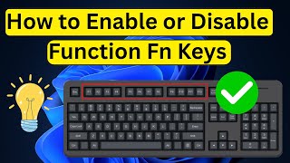 How to Enable or Disable Function Fn Keys in Windows 10/11