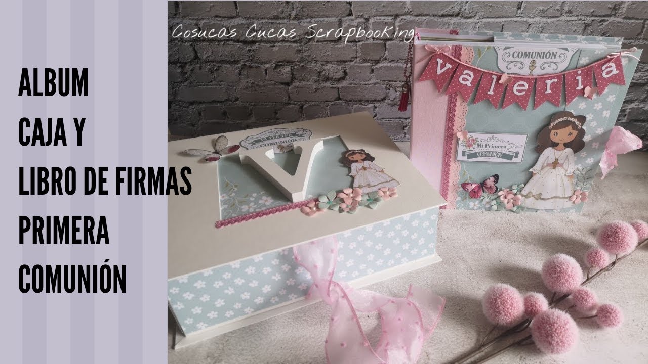 Álbum Comunión y libro de firmas Dayka Trade Scrapbooking YouTube