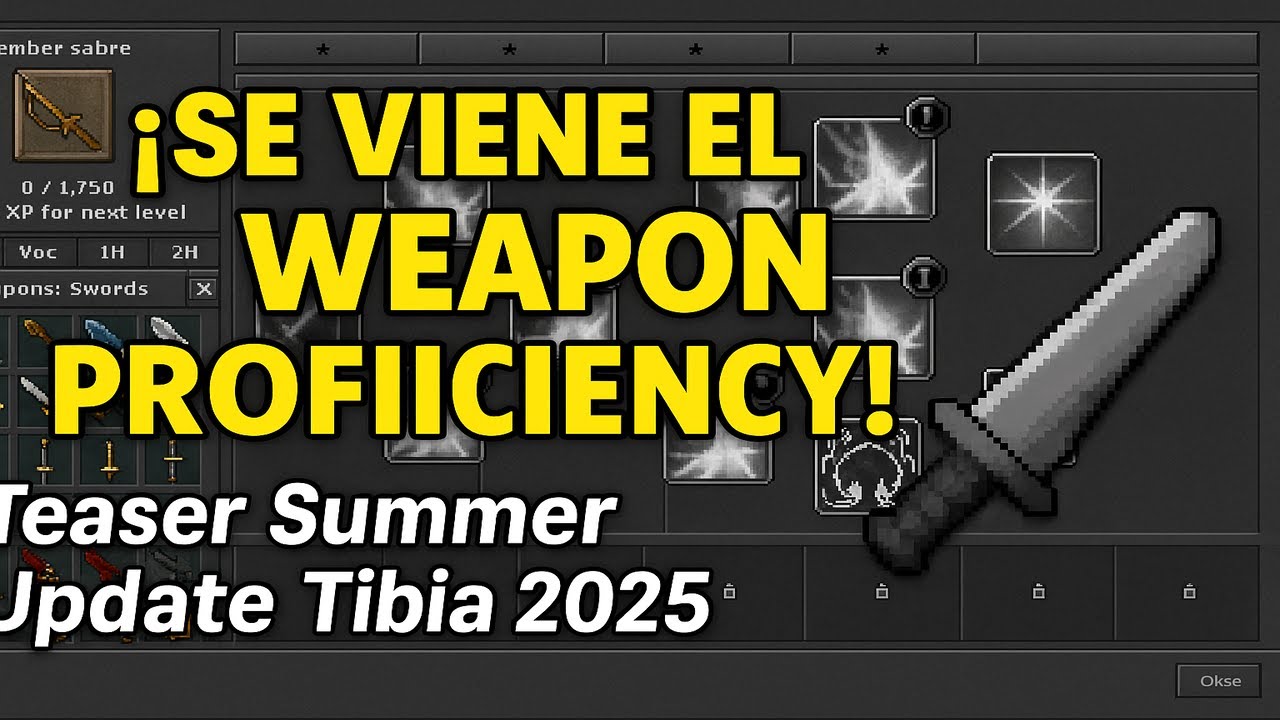Tibia Update ¡Se viene el Weapon Maestry! | Teaser Summer Update Tibia 2025 - YouTube