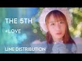 =LOVE / イコールラブ • The 5th (Line Distribution)