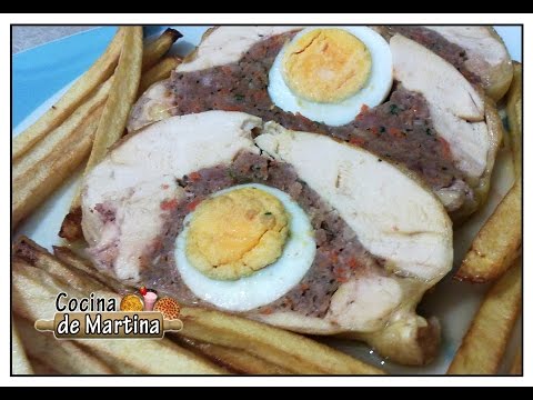 Pollo relleno | Recetas para Navidad | Cocina de Martina