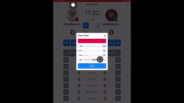 QS Basketball App: How to change team