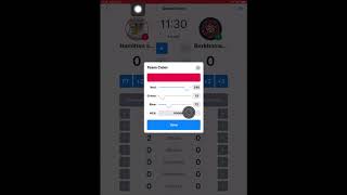 QS Basketball App: How to change team's colours on the scoreboard screenshot 3