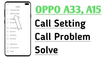 OPPO A33, A15 Call Setting Call Problem Solve