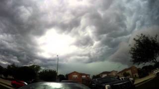 Storm rolling into New Braunfels on 5/30/15