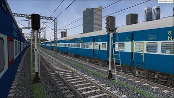MSTS Indian Railways Mumbai Central Ahmedabad Parallel Run I