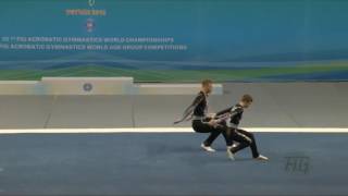 Россия (RUS) 2016  - Чемпионат Мира По Спортивной Акробатике, М.П. +14 Combined