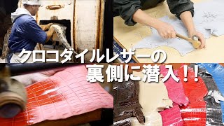 クロコダイルのタンナーに潜入したら『職人技』の連続だった‼︎