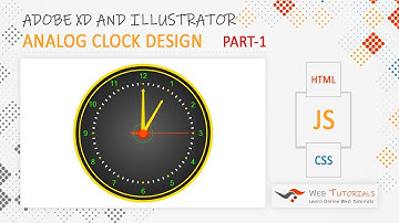 Design a Analog Wall Clock in Adobe XD and Illustrator