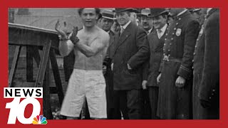 Rare footage reveals Harry Houdini's daring 1907 escape from handcuffs in Rochester s Erie Canal