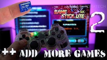 Tv Game Stick Add More More Games to SD Card