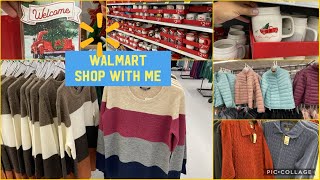 WALMART FALL AND CHRISTMAS SHOP WITH ME/WALMART WOMEN FASHION /WALMART ASMR