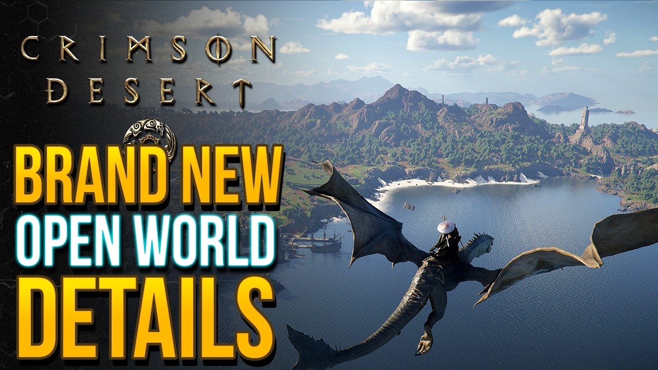 Геймплей Crimson Desert выглядит ПОТРЯСАЮЩЕ — подробности о сражениях с драконами и открытом мире.
