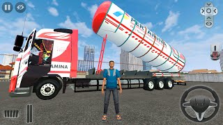 Petrol Tankeri Kamyon Oyunu - Indonesian Oil Truck #5 - Bus Simulator Indonesia - Android Gameplay screenshot 3