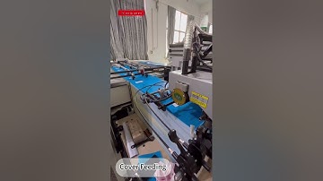 Fully Automatic Exercise Book Notebook Making Machine Printing Stitching Folding Machine