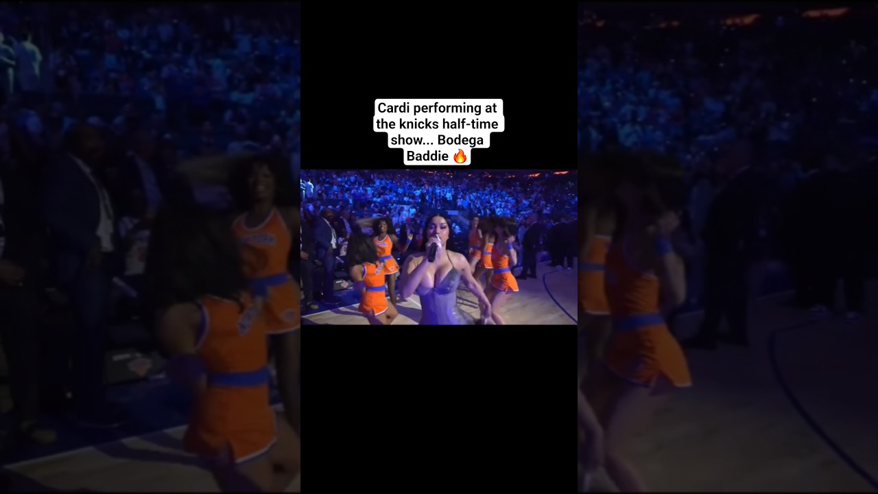 Watch Cardi performing at the knicks half-time show... Bodega Baddie 🔥 on YouTube Watch Cardi performing at the knicks half-time show... Bodega Baddie 🔥 on YouTube