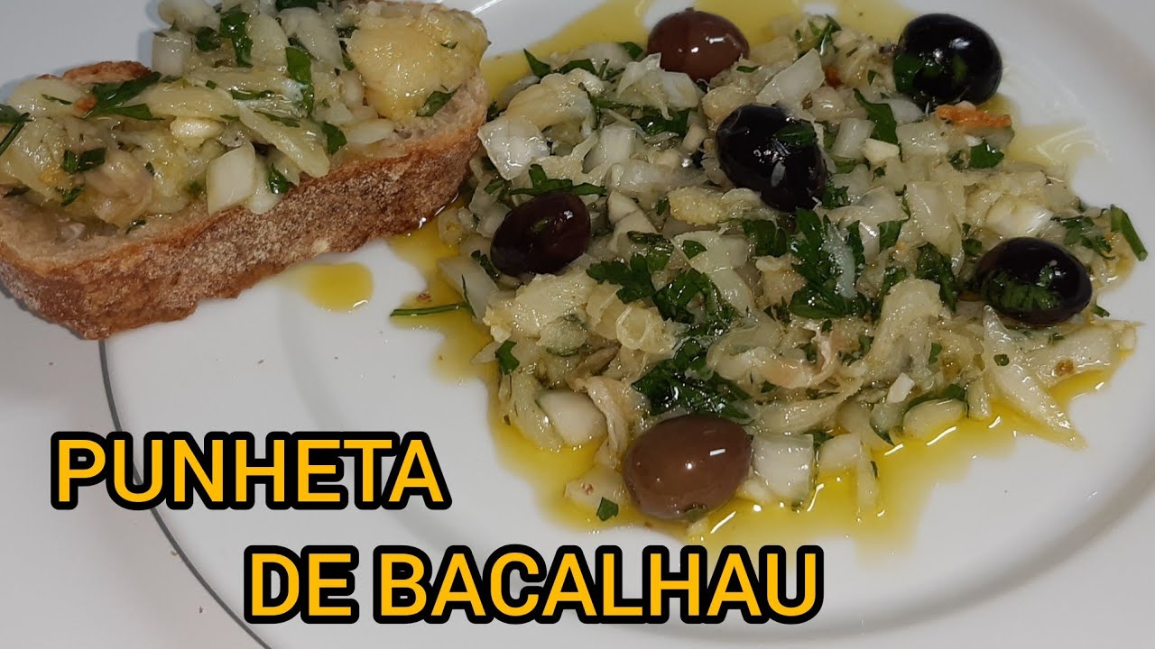SALADA [ PUNHETA DE BACALHAU] Prato tipicamente português e com certeza esta é a melhor de Portugal.