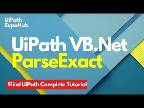 UiPath VB Net ParseExact