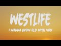 Westlife - I Wanna Grow Old With You (Lyrics)