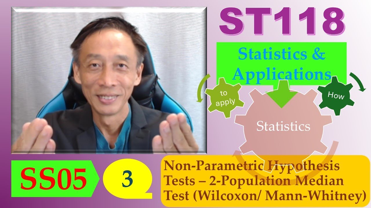 Non-Parametric Hypothesis Tests – 2-Population Median Test (Wilcoxon/ Mann-Whitney)
