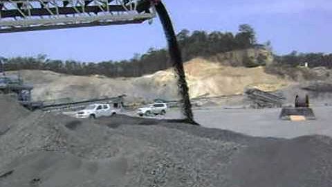 TS 1542 Radial Telescopic Automatically Stockpiling from Fixed plant