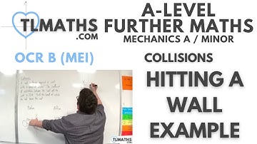 OCR MEI Mechanics Minor E: Collisions: 18 Hitting a Wall Example