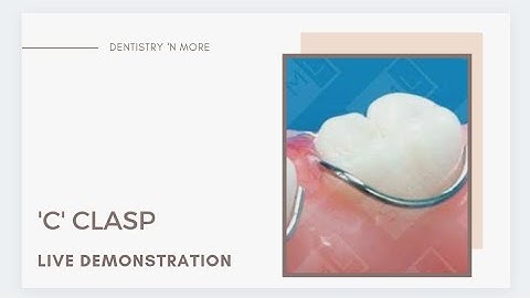 C CLASP MAKING - EASY STEPS