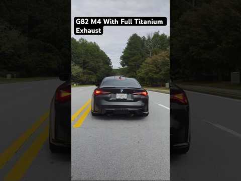 Full Titanium Exhaust On G82 M4 #reels #bmw #viral #fyp